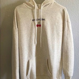 a over- sized hoodie